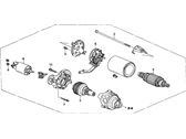 Acura MDX Starter Motor - 06312-PGK-515RM Remanufactured Starter Motor (Sm-44231) (Sm-44247) (Reman) (Cme/Mitsuba)