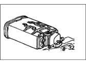 Acura MDX Vapor Canister - 17011-S3V-A00 Evap Charcoal Canister Fuel Vapor