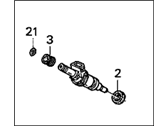 Acura Integra Fuel Injector - 06164-P2J-000 4X Fuel Injector