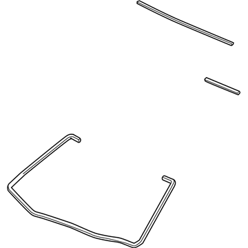 Acura 04731-SEA-000 Front Windshield Dam Rubber Set