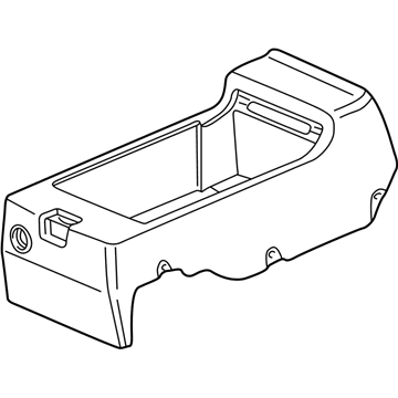 Acura 83453-S3M-A01ZB Box, Rear Seat Console (Graphite Black)