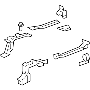 Acura 65610-SJA-A01ZZ Frame, Right Rear