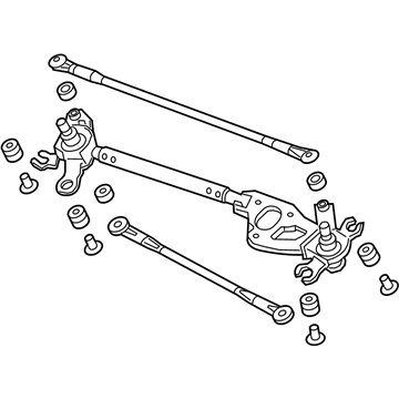 Acura Wiper Pivot Assembly - 76530-TX6-A01