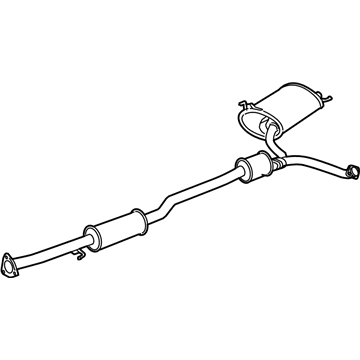 Acura TSX Muffler - 18307-TP1-A02