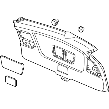 Acura 84431-TX4-A02ZA Lining Assembly (Sandstorm)