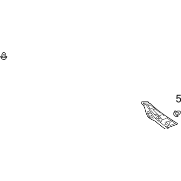 Acura 84485-TX4-A02ZA Garnish Assembly (Sandstorm)