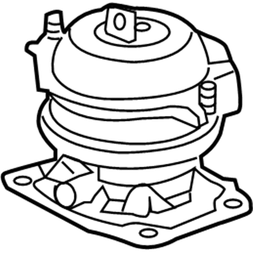 Acura 50830-TZ5-A03 Front Engine Mounting Rubber Assembly (Acm)