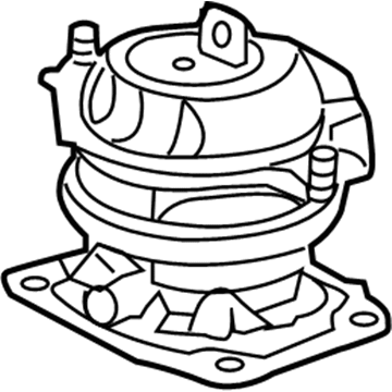 Acura 50810-TZ5-A03 Rear Engine Mounting Rubber Assembly (Acm)