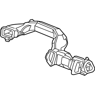 Acura 77400-TL0-G01 Duct Assembly, Instrument Air Conditioner