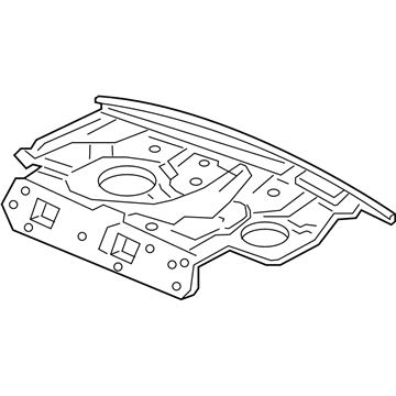 Acura 66500-TZ3-A01ZZ Shelf Complete, Rear