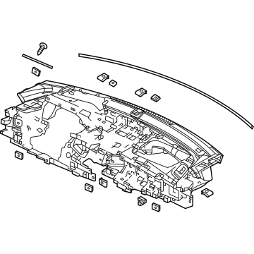 Acura TLX Instrument Panel - 77100-TGV-A15ZA