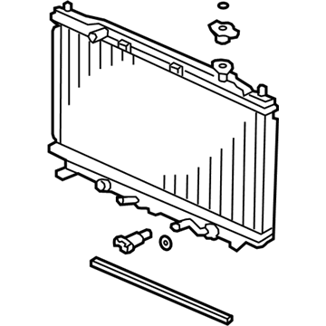 2013 Acura TSX Radiator - 19010-RL6-R52