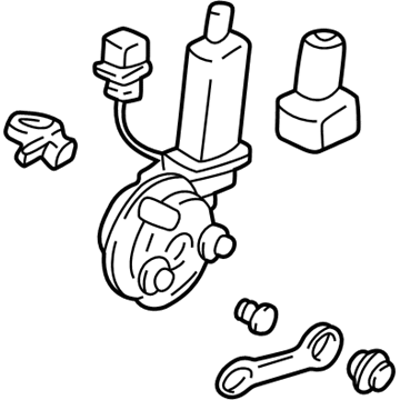 Acura 76155-SL0-A02 Motor Assembly, Driver Side Retractable