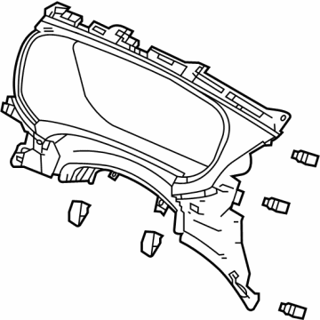 Acura 77201-TYA-A04 Panel, Meter Visor