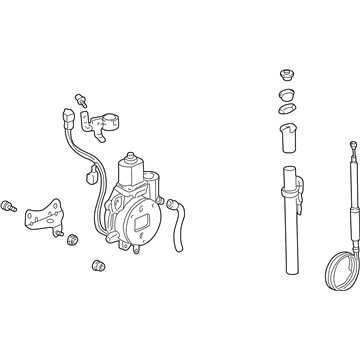 Acura 39150-ST7-A02 Motor Antenna Assembly