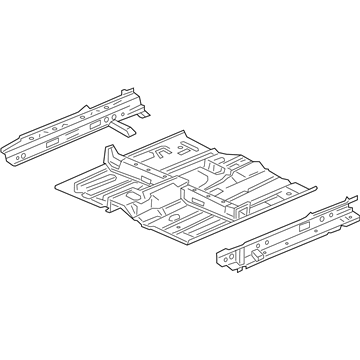 Acura ILX Floor Pan - 65100-TV9-A00ZZ