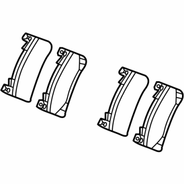 Acura 45022-TGZ-A01 Pad Set, Front