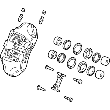 Acura 45018-TGZ-A02 Caliper Sub-Assy.