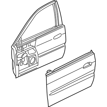 Acura TL Door Panel - 67010-S0K-A91ZZ