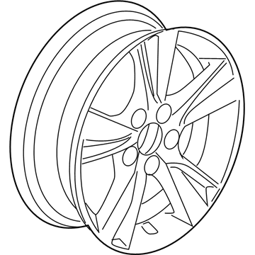 Acura 42800-T3R-A72 Aluminum Wheel Assembly (17X7J) (Aap)