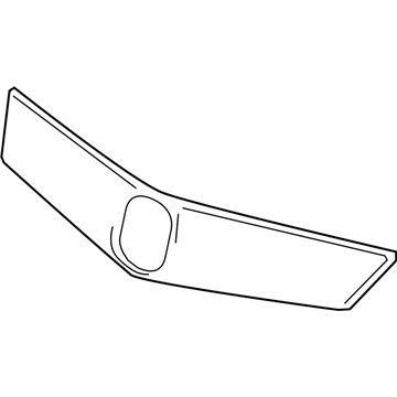 Acura 75125-TK4-A11 Front Grille Emblem Base