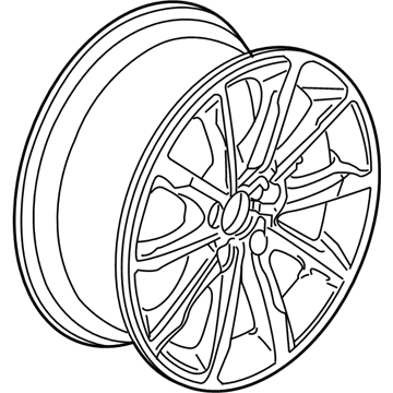 Acura 42700-TZ3-A71 17" Wheel Rim