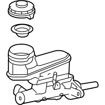 2004 Acura TSX Brake Master Cylinder - 46101-SDD-A04