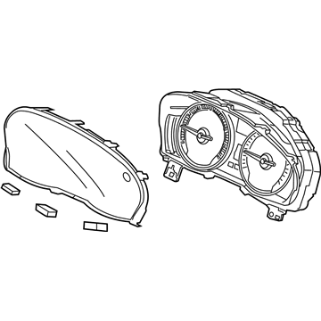 Acura TLX Instrument Cluster - 78100-TZ3-A51