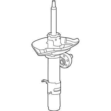 Acura 51621-TZ4-A03 Front Left/Driver Side Strut Shock Absorber