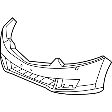 Acura 04711-TL2-A90ZZ Front Bumper Cover (Dot)