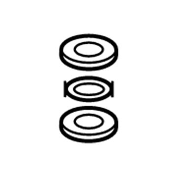 Acura 17046-STX-A00 Nut & Gasket Set, Fuel Lock