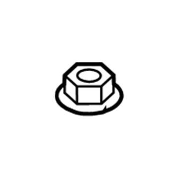 Acura 90371-TBA-A00 Nut, Flange (12Mm)