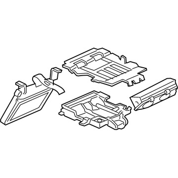 Acura 39460-S3V-A01ZA Display Assembly, Rear (Seagull Gray)