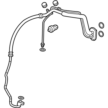 Acura 80311-TZ5-A03 Suction Hose Assembly