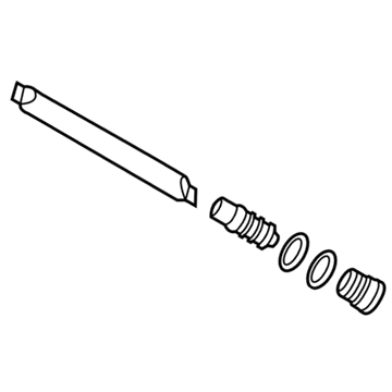 Acura MDX A/C Accumulator - 80101-TZ5-A02