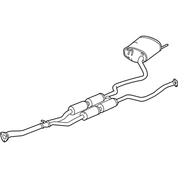 Acura TLX Muffler - 18307-TZ7-A82