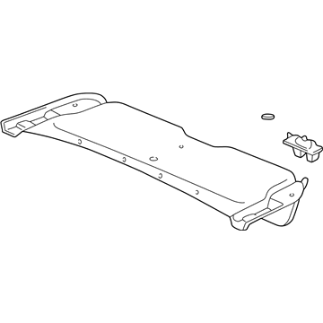 Acura 84630-SZ3-000ZA Garnish Assembly, Trunk Lid (Gray Eleven)