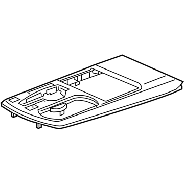 Acura 77295-TX4-A02ZB Panel Assembly, Front (Premium Black Metallic)