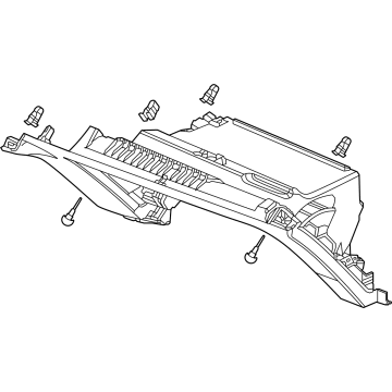 Acura 77502-3S5-A01ZA Cover, Back Nh900L