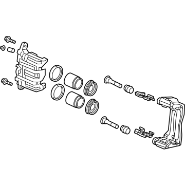 Acura TLX Brake Caliper - 45019-TGV-A00