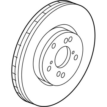 Acura 45251-TGV-A11 Disk, Front Brake