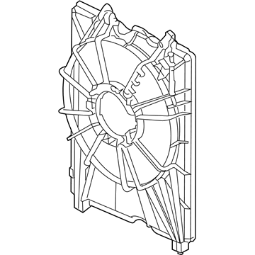 Acura 19015-5YF-A02 Shroud Component