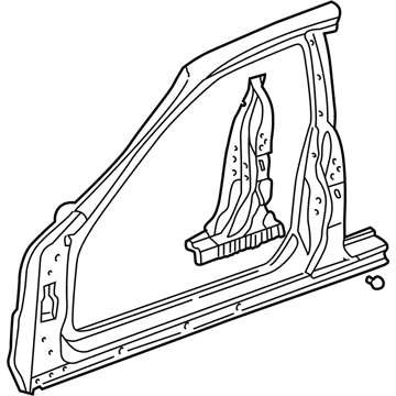 Acura 04645-ST8-Y00ZZ Panel Set, Left Front (Outer)