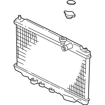 Acura Integra Radiator - 19010-P72-003