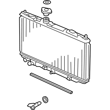 2010 Acura TL Radiator - 19010-RK2-A01