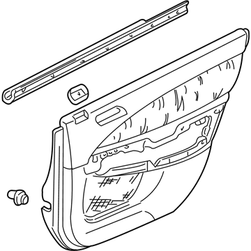 2000 Acura TL Door Trim Panel - 83733-S0K-A00ZB