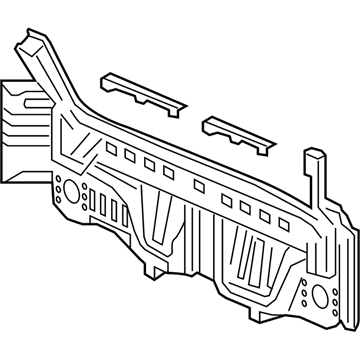 Acura 66100-TX6-A00ZZ Rear Panel