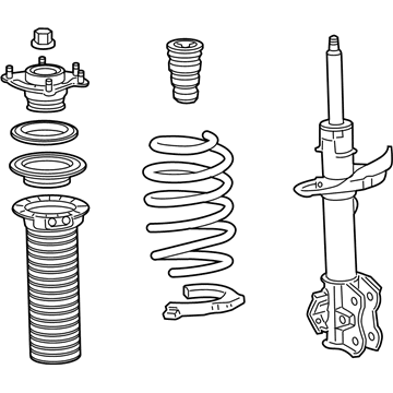 Acura 51602-STK-A08 Left Front Shock Absorber Assembly