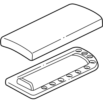 1991 Acura NSX Arm Rest - 83405-SL0-A00ZA