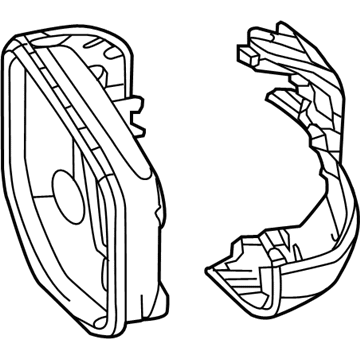 Acura 76255-TZ4-H01 Housing Set, Driver Side